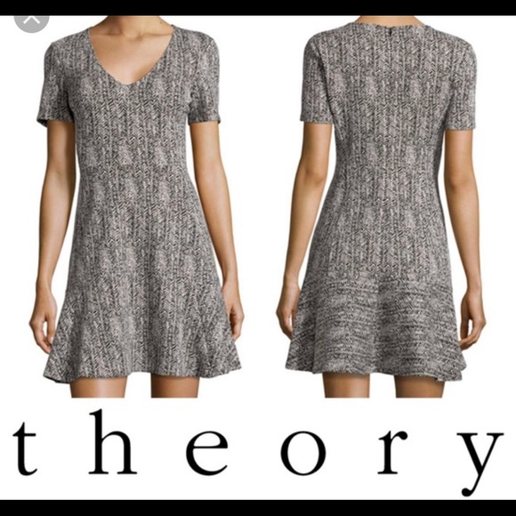 Theory Dresses & Skirts - Theory Nikay Parcel Tweed Dress
